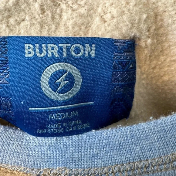 Burton Men’s US Open CREWNECK Sweatshirt Medium - Picture 3 of 6